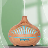 Maxbell Mini Air Humidifier Wood Grain 500ml Mist Humidifier