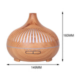 Maxbell Wood Grain Diffuser 500ml Quiet Essential Oil Small Diffuser Humidifier