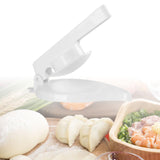 Maxbell Dumpling Wrapper Presser Kitchen Gadgets Multifunctional for Baking Pastry White