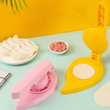 Maxbell Dumpling Wrapper Presser Kitchen Gadgets Multifunctional for Baking Pastry Pink