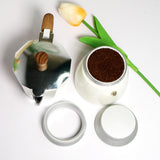 Maxbell Aluminum Alloy Coffee Dosing Cup for 54mm Portafilter Dosing Funnel Accs Argent
