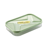 Maxbell Food Storage Box Refrigerator Dumplings Organizer Easily Clean Stackable green