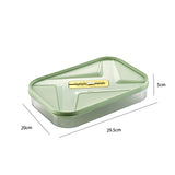 Maxbell Food Storage Box Refrigerator Dumplings Organizer Easily Clean Stackable green