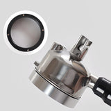 Maxbell Coffee Dosing Rings Dosing Funnel Coffeeware for Espresso Brewing Argent 53mm