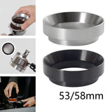 Maxbell Coffee Dosing Rings Dosing Funnel Coffeeware for Espresso Brewing Argent 53mm