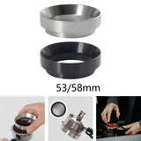 Maxbell Coffee Dosing Rings Dosing Funnel Coffeeware for Espresso Brewing Argent 53mm