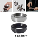 Maxbell Coffee Dosing Rings Dosing Funnel Coffeeware for Espresso Brewing Argent 53mm