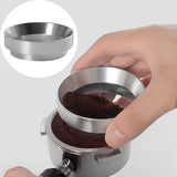 Maxbell Coffee Dosing Rings Dosing Funnel Coffeeware for Espresso Brewing Argent 53mm