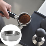 Maxbell Coffee Dosing Rings Dosing Funnel Coffeeware for Espresso Brewing Argent 53mm