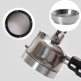 Maxbell Coffee Dosing Rings Dosing Funnel Coffeeware for Espresso Brewing Argent 53mm