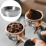 Maxbell Coffee Dosing Rings Dosing Funnel Coffeeware for Espresso Brewing Argent 53mm