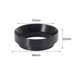 Maxbell Coffee Dosing Rings Dosing Funnel Coffeeware for Espresso Brewing Black 53mm