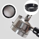 Maxbell Coffee Dosing Rings Dosing Funnel Coffeeware for Espresso Brewing Black 58mm