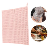 Maxbell Multipurpose Coffee Cloth Fast Drying Washcloths for Kitchen Indoor Shop Pink