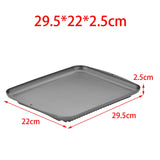 Maxbell 2 in 1 Defrosting Tray with Handle Heavy Duty for Thawing Food Frozen Meat Gray