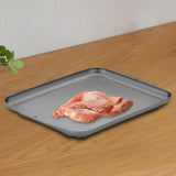 Maxbell 2 in 1 Defrosting Tray with Handle Heavy Duty for Thawing Food Frozen Meat Gray