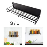 Maxbell Wall Mounted Cabinet Shelf Pounch Free Iron Organizer for Shower Hotel Bar S