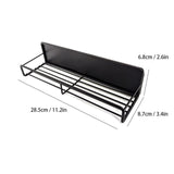 Maxbell Wall Mounted Cabinet Shelf Pounch Free Iron Organizer for Shower Hotel Bar S