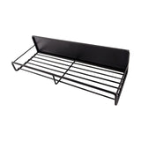 Maxbell Wall Mounted Cabinet Shelf Pounch Free Iron Organizer for Shower Hotel Bar L