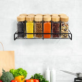 Maxbell Wall Mounted Cabinet Shelf Pounch Free Iron Organizer for Shower Hotel Bar L