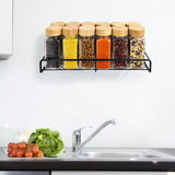 Maxbell Wall Mounted Cabinet Shelf Pounch Free Iron Organizer for Shower Hotel Bar L
