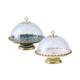 Maxbell European Style Ceramic Cake Stand Fruit Rack Serving Tray for Snack  Green