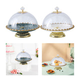 Maxbell European Style Ceramic Cake Stand Fruit Rack Serving Tray for Snack  Green