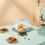Maxbell European Style Ceramic Cake Stand Fruit Rack Serving Tray for Snack  Green