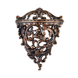 Maxbell Retro Wall Floating Shelf Resin Decorative for Hallway Living Room Home Bronze S