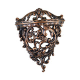 Maxbell Retro Wall Floating Shelf Resin Decorative for Hallway Living Room Home Bronze S
