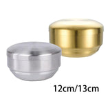 Maxbell Metal Bowl with Lid 304 Stainless Steel Bowl for Salad Appetizer Cereal 12.5cm Aureate
