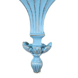 Maxbell Wall Mounted Shelf Ornate Shelves Wall Art Decoration for Entryway Decor Blue