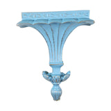 Maxbell Wall Mounted Shelf Ornate Shelves Wall Art Decoration for Entryway Decor Blue