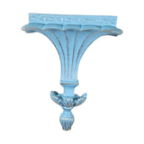 Maxbell Wall Mounted Shelf Ornate Shelves Wall Art Decoration for Entryway Decor Blue