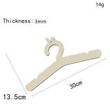 Maxbell 4Pcs Baby Clothes Hanger Wooden Clothes Rack Accessories for Nursery Kids