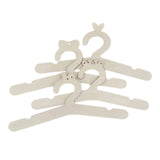 Maxbell 4Pcs Baby Clothes Hanger Wooden Clothes Rack Accessories for Nursery Kids