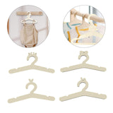 Maxbell 4Pcs Baby Clothes Hanger Wooden Clothes Rack Accessories for Nursery Kids
