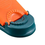 Maxbell Manual Dumpling Wrapper Presser Dumpling Maker 2 in 1 for Baking Pancakes orange