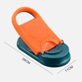 Maxbell Manual Dumpling Wrapper Presser Dumpling Maker 2 in 1 for Baking Pancakes orange