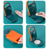 Maxbell Manual Dumpling Wrapper Presser Dumpling Maker 2 in 1 for Baking Pancakes orange