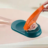 Maxbell Manual Dumpling Wrapper Presser Dumpling Maker 2 in 1 for Baking Pancakes orange