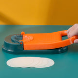 Maxbell Manual Dumpling Wrapper Presser Dumpling Maker 2 in 1 for Baking Pancakes orange
