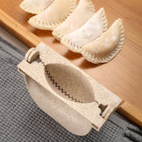 Maxbell Dumpling Press Machine Dumpling Wrapper Maker for Kitchen Baking small and beige