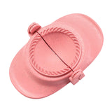 Maxbell Dumpling Press Machine Dumpling Wrapper Maker for Kitchen Baking Small and Pink