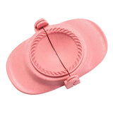 Maxbell Dumpling Press Machine Dumpling Wrapper Maker for Kitchen Baking Small and Pink