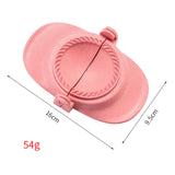 Maxbell Dumpling Press Machine Dumpling Wrapper Maker for Kitchen Baking Medium and Pink