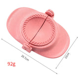 Maxbell Dumpling Press Machine Dumpling Wrapper Maker for Kitchen Baking Large and Pink