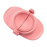 Maxbell Dumpling Press Machine Dumpling Wrapper Maker for Kitchen Baking Large and Pink