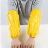 Maxbell Waterproof Sleeves Cleaning Supplies for Aquatic Fishery Industry Kitchen Yellow