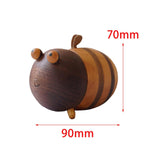 Maxbell Bee Shaped Toothpick Storage Box Cute Impermeable for Shop Bar Decoration
